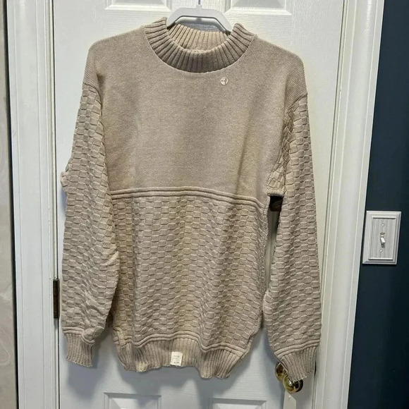 Vintage Men’s Grandpa Sweater Medium USA Outer Reef Active - Picture 1 of 7